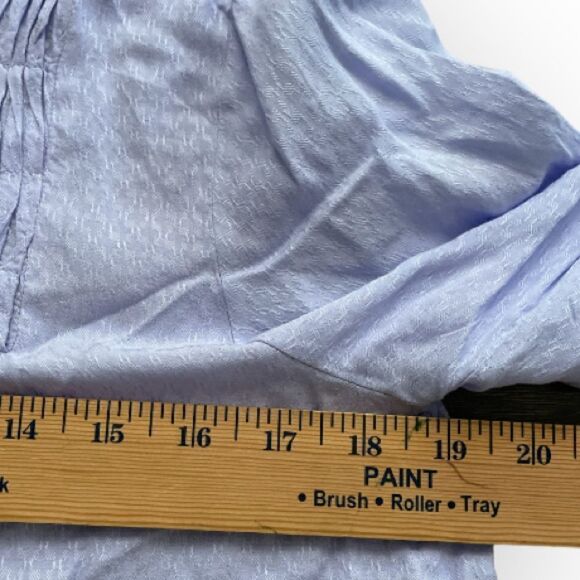 Anthropologie Maeve balloon sleeve purple blouse size 2 - Picture 4 of 8